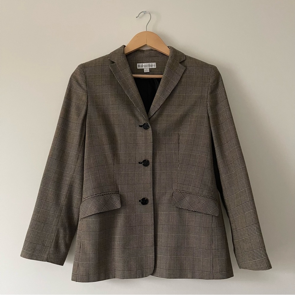 Checkered Blazer